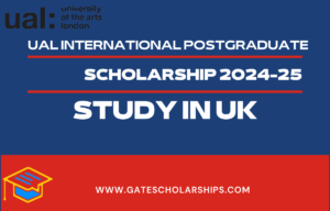 UAL International Postgraduate Scholarship 2024-25