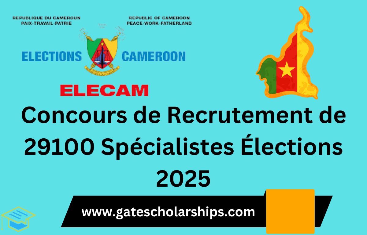Concours de Recrutement de 29100 Spécialistes Élections 2025 au Cameroun