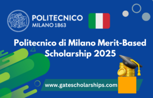Politecnico di Milano Merit-Based Scholarship 2025