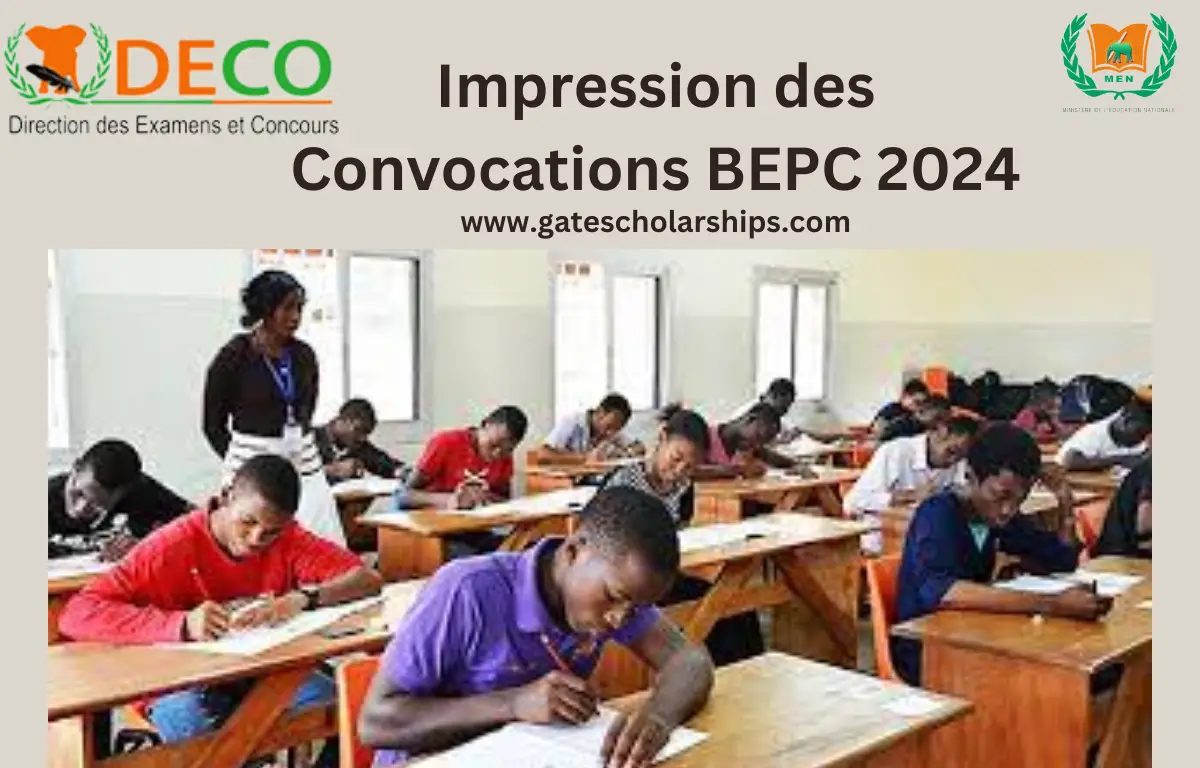 Impression des convocations pour les oraux et écrits BEPC Session 2024
