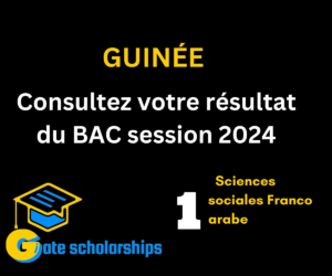 Guinée: Consultez votre résultat du BAC session 2024 Sciences sociales Franco arabe  sur dgecsresultats.com